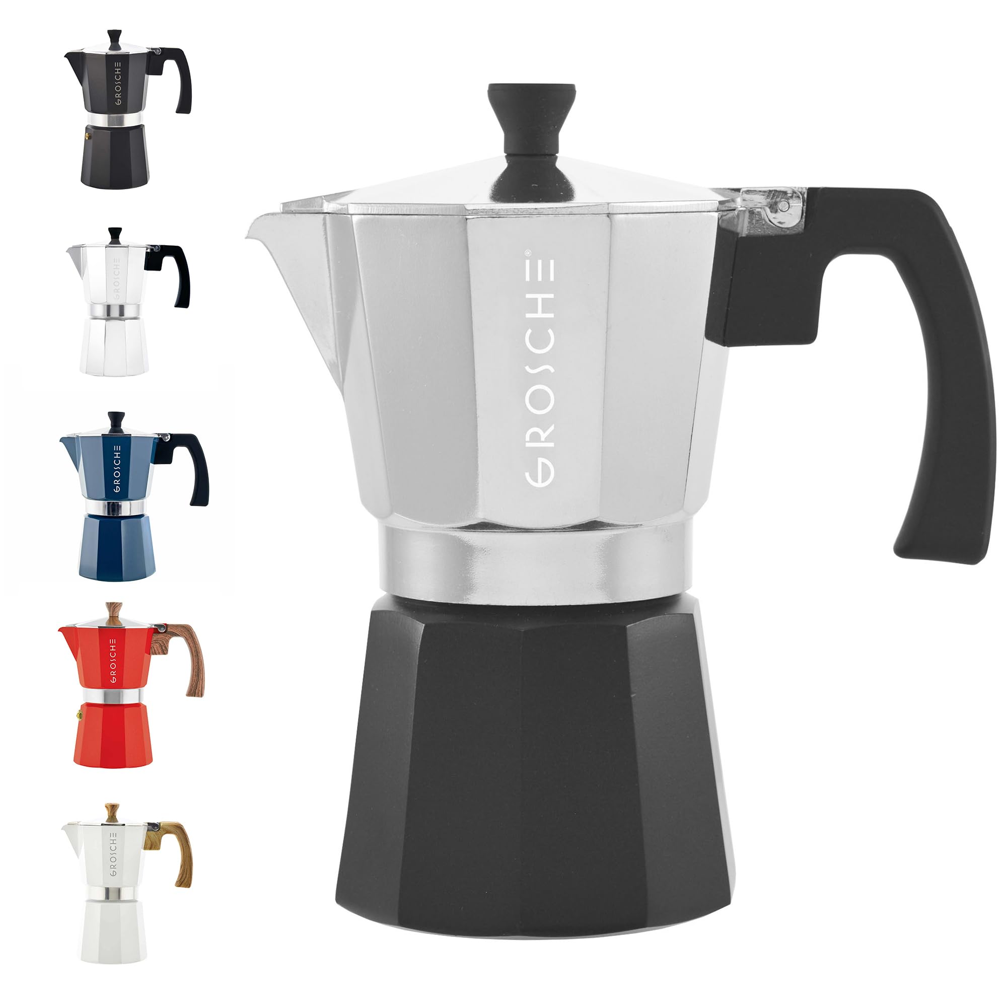 Amazon.com: GROSCHE Milano Stovetop Espresso Maker Moka Pot Cuban