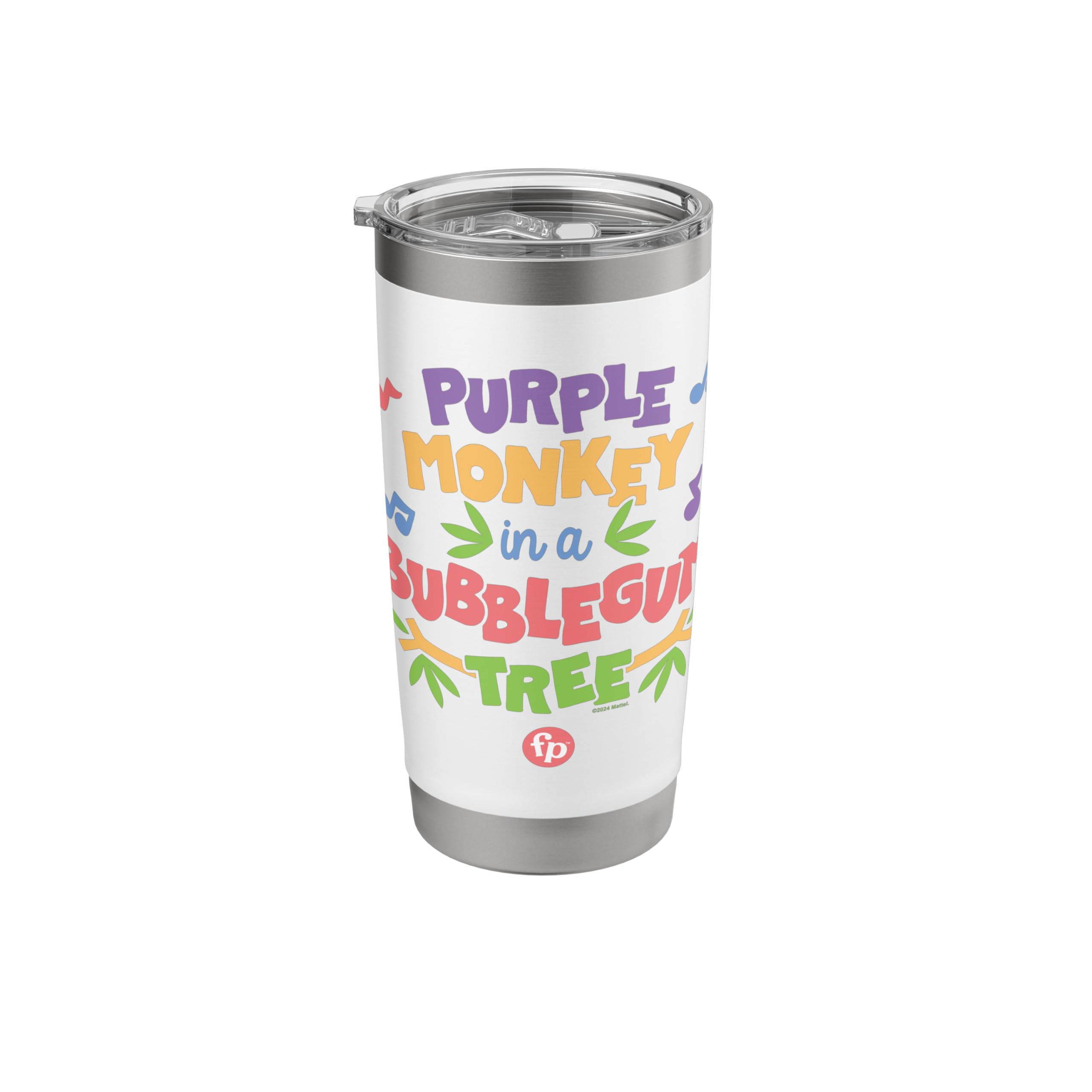 Fisher-Price - Purple Monkey In A Bubble Gum Tree Song Stainless Steel Insulated Tumbler