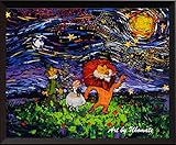 Uhomate The Wizard Of Oz Vincent Van Gogh Starry Night Posters Home Canvas Wall Art Nursery Decor Living Room Wall Decor A030 (8X10)