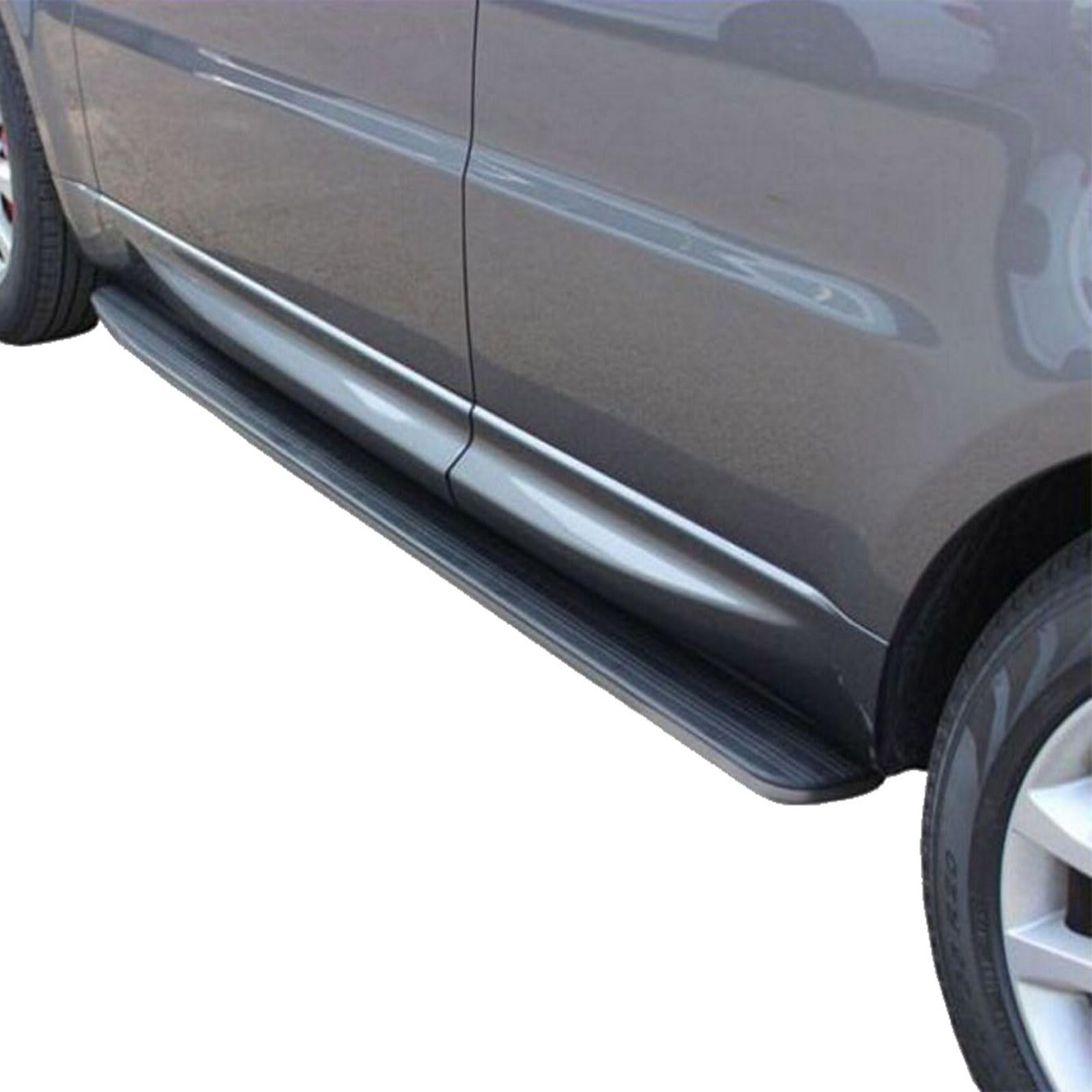 J&J AUTOMOTIVE Pedane Laterali per Land Rover Range Sport 2012-2023, Sottoporta Minigonne in Alluminio e Plastica ABS, Set Completo con Materiale di Montaggio Incluso