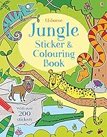 Jungle Sticker and Colouring Book 1409597482 Book Cover