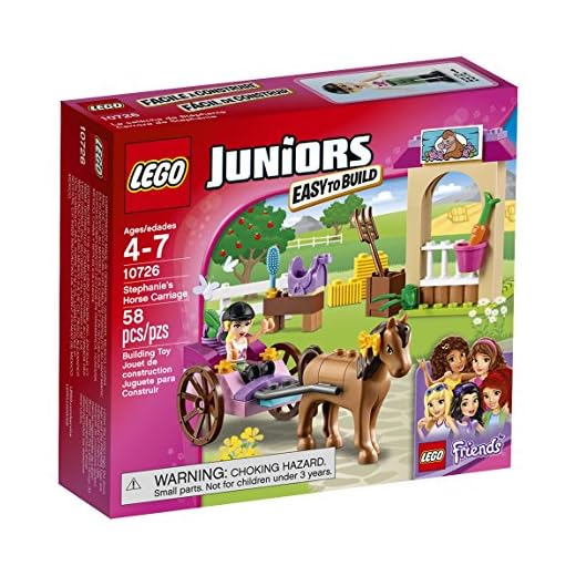 LEGO 10726 Stephanie's Horse Carriage Building Kit (58 Piece)