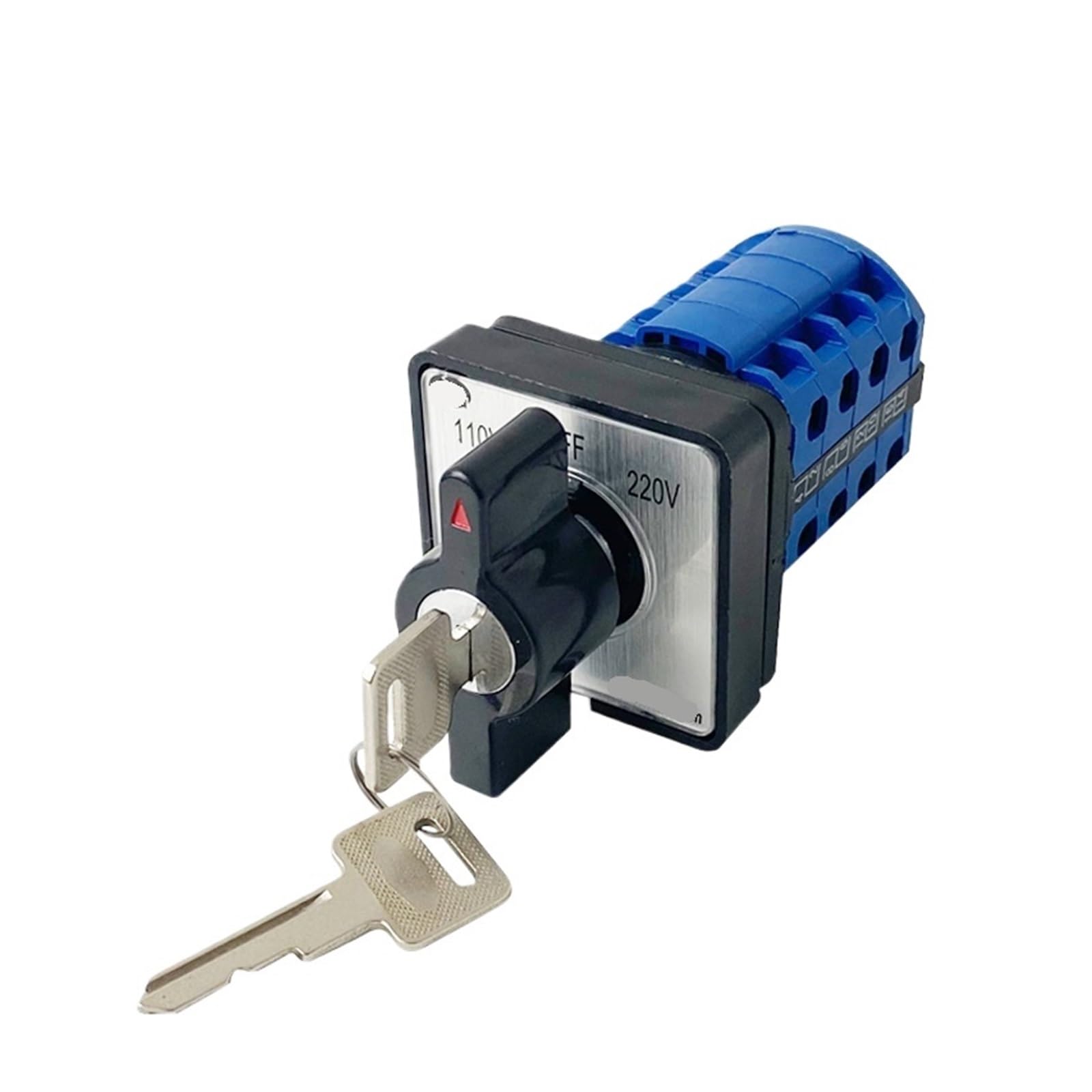 Interruptor de leva con perilla giratoria YMW26 LW26-20YS2/4, control de potencia dual, 20 A, 4 polos, 3 posiciones, 110 V-OFF-220 V, con cambio de llave