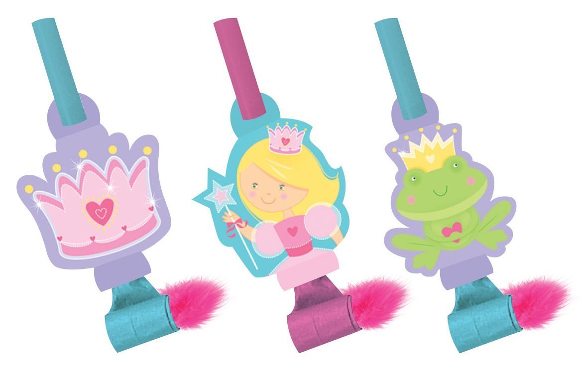 Creative Converting Fairytale Princess Blowouts - 8 ct