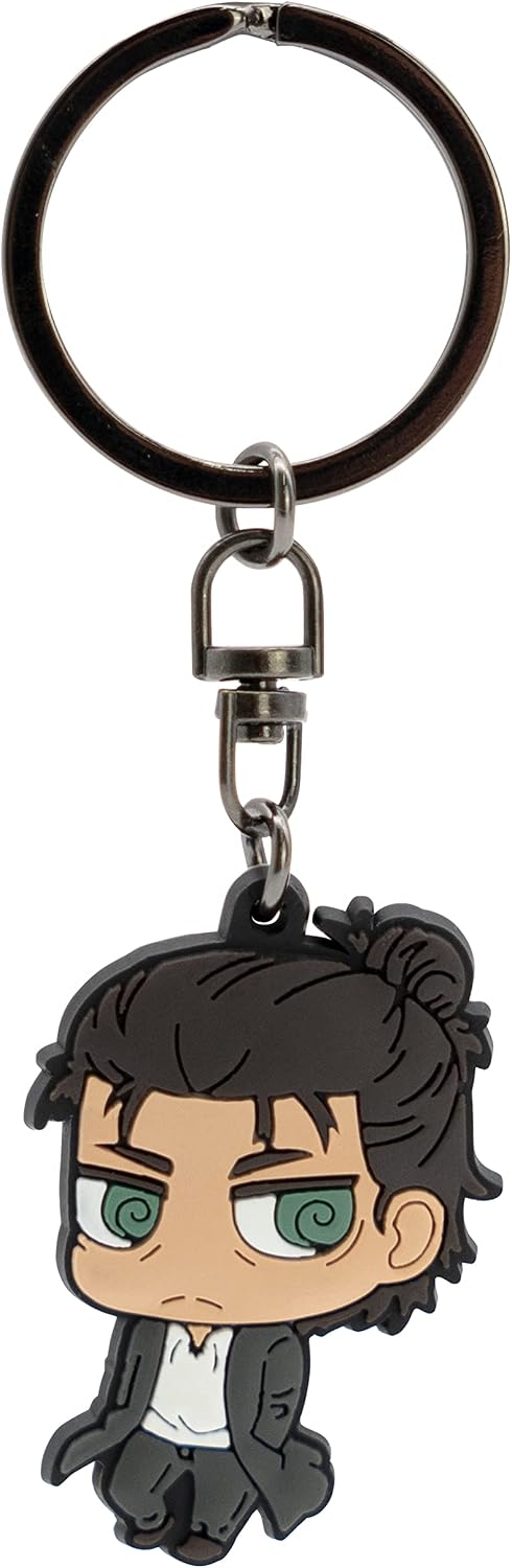 ABYstyle Attack on Titan Chibi Eren PVC Keychain Anime Manga Accessories Gift Merch
