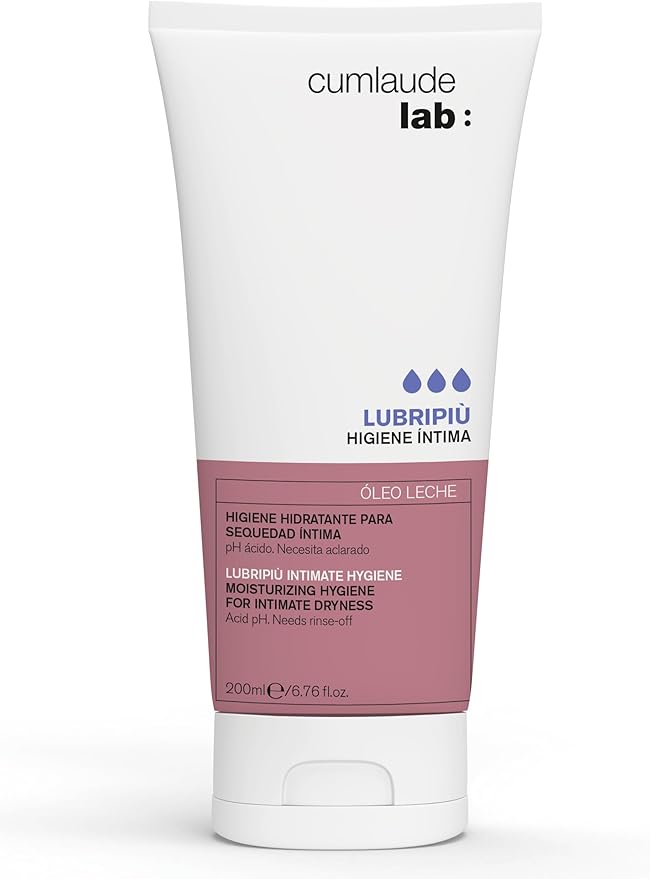 Cumlaude Lab Lubripiù Óleo Higiene Íntima con Ácido Hialurónico y Aceites Vegetales 200 ml