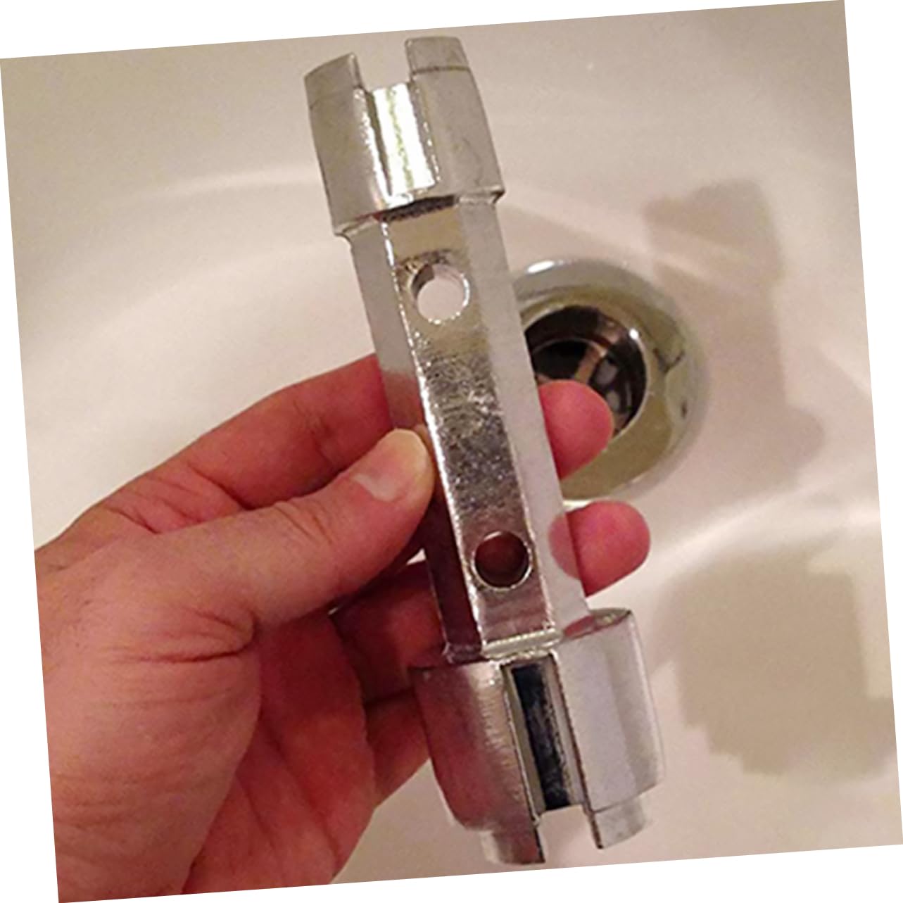 NUOBESTY Chiave per Rimozione Scarico Vasca 2 Pezzi per Spazi Stretti