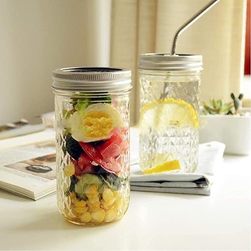 Miniatura 5 de 42 anillos para conservas de boca ancha, anillos para tarros de masón de boca ancha, tapas de metal de repuesto para tarros Mason de boca grande (42