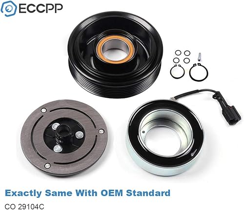 Vista 87 de ECCPP Embrague del compresor del A/C 2004 2005 2006 2007 para Mercury Monterey para Ford Freestar 3.9L 4.2L 1999-2003 Ajuste para Ford Windstar 3.8L