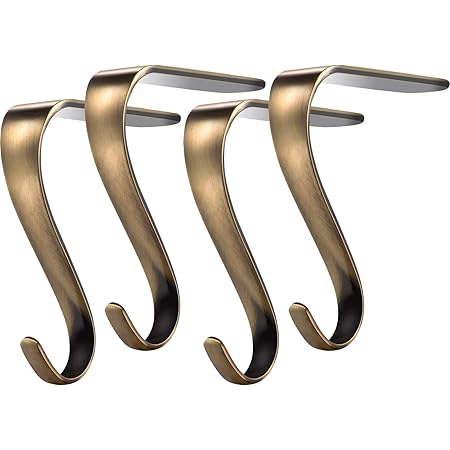 Weihnachtsstrumpfhalter Für Kamin - Metall Haken Mit Schneemann Design