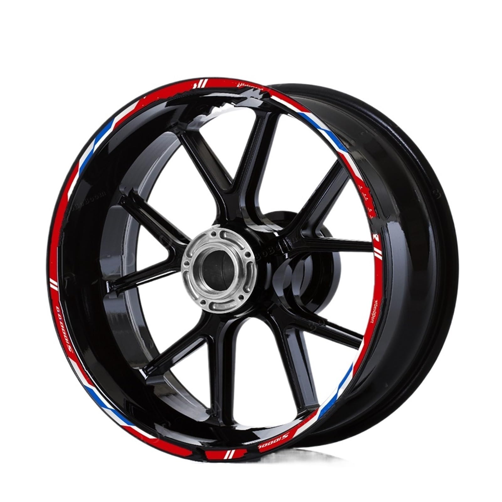 Hub Decals Rim for S1000rr S 1000 Rr S1000RR RR Motorcycle Wheel Sticker Reflective Stripe 17″ Rim Decals Waterproof Stripe Tape(Decals C)