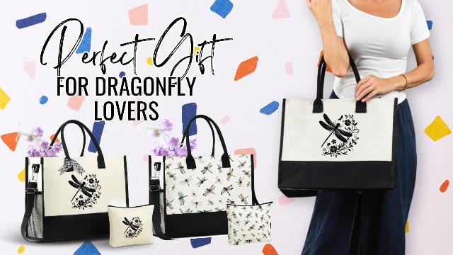 Bolso Tote de Lona con Cierre y Correa para Mujer miniatura 7