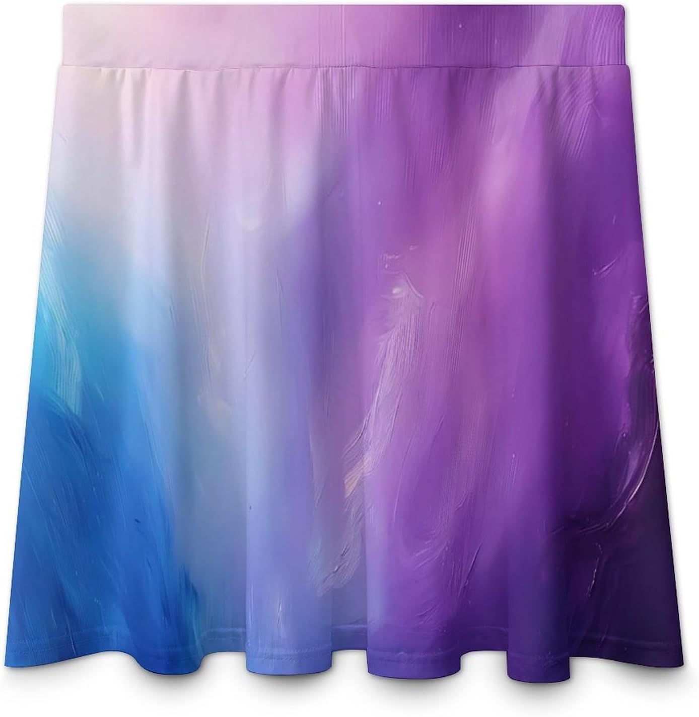 Changing Colors Women Tennis Skirt Print Golf Skirts Mini Casual Workout Skorts