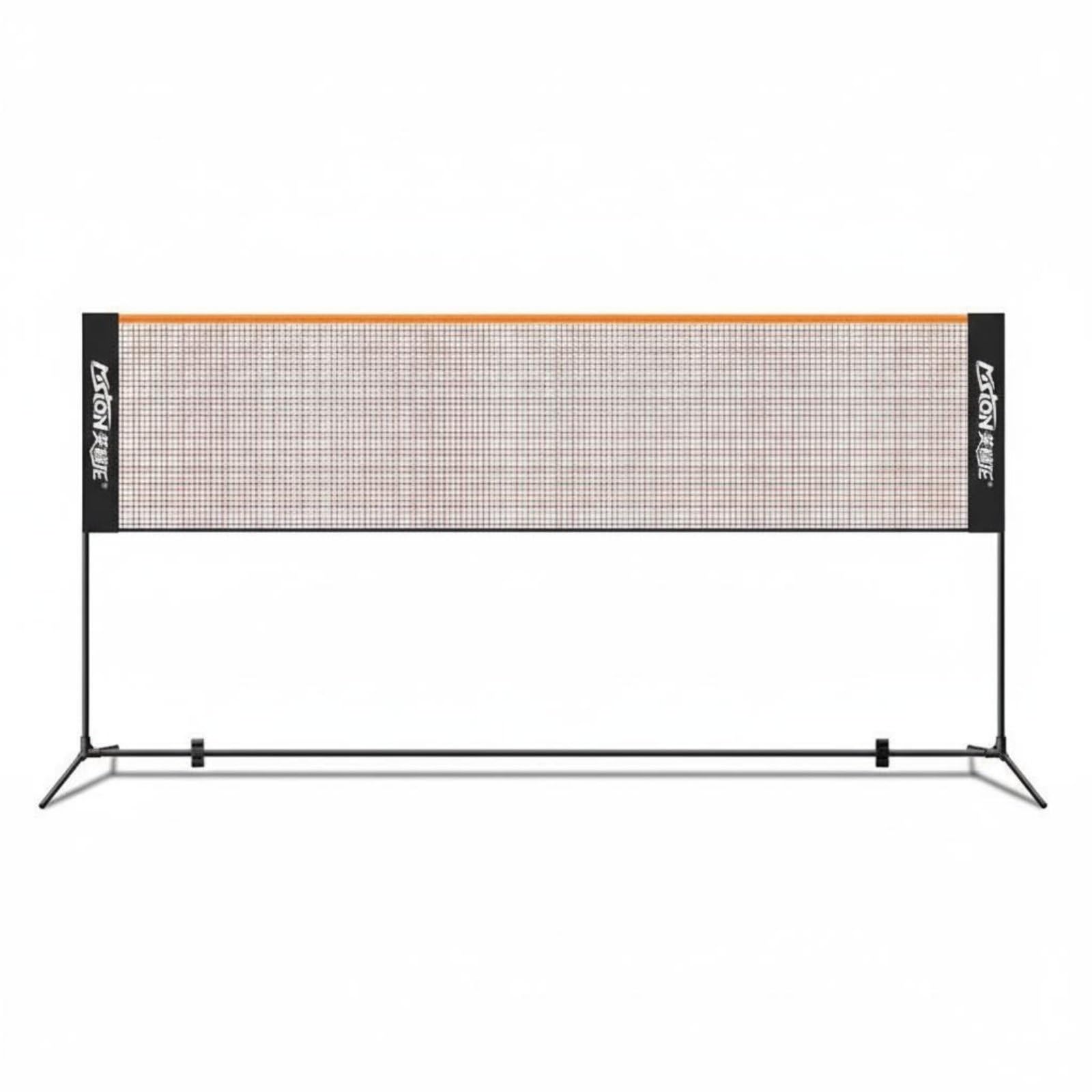 Easy Setup Portable Badminton Net Set Includes Carrying Bag Foldable Badminton Net Frame Sturdy Construction Sporting Goods for Family-image-49