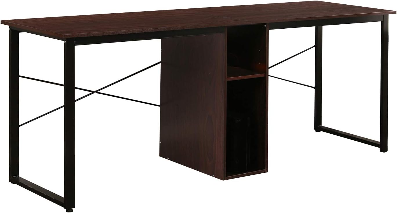 soges 2 Person Desk, 78 inch Large Dual Desk, Two Person Desk with