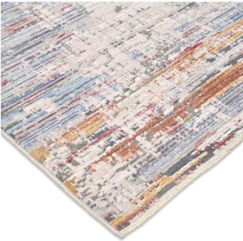 Tapis Brooklyn 06RUST long format pour réchauffer l'entrée - 2