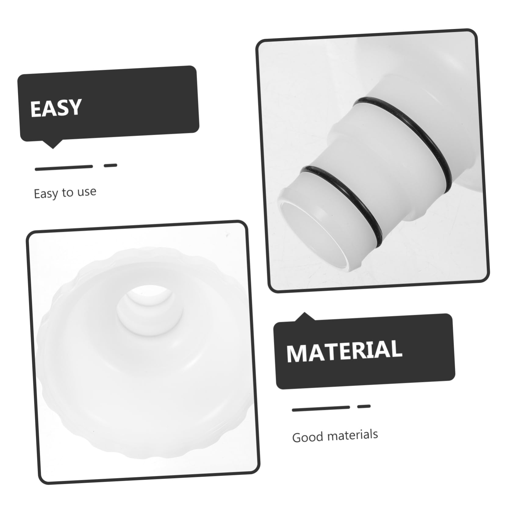 Kisangel 5piezas Adaptador De Manguera para Bomba De Piscina Conector Compatible Sistemas De Filtrado y Sumergibles Accesorio Duradero para De Manguera
