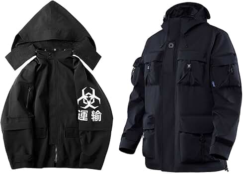Niepce Inc Japanese Streetwear Techwear Zip Up Windbreaker