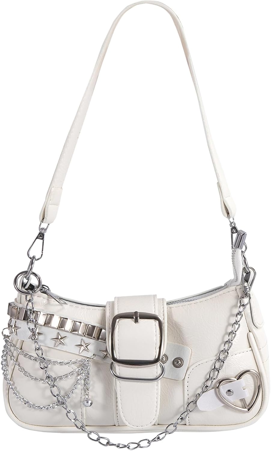 Cute Y2K Purse for Women - Vintage Star Pattern Shoulder Bag, Punk Style Y2K Handbag, Retro Crossbody Bag for Women