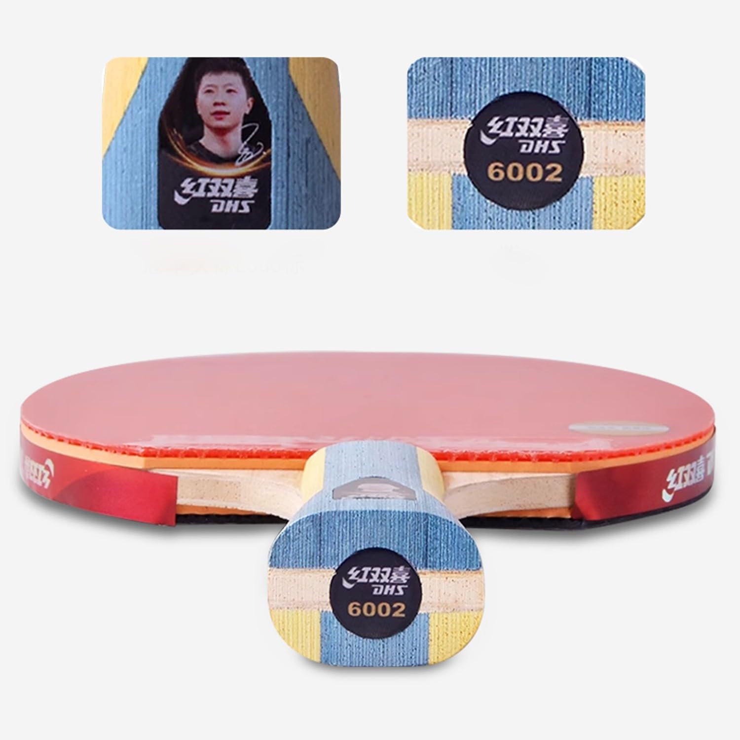 ping Pong Paddle ping Pong Paddle case Teak Carbon Racket Olympic Style 7-Star Table Tennis Racket, 1 * Table Tennis Racket 2 * Table Tennis Racket Bag(Color:Long Handle), Size