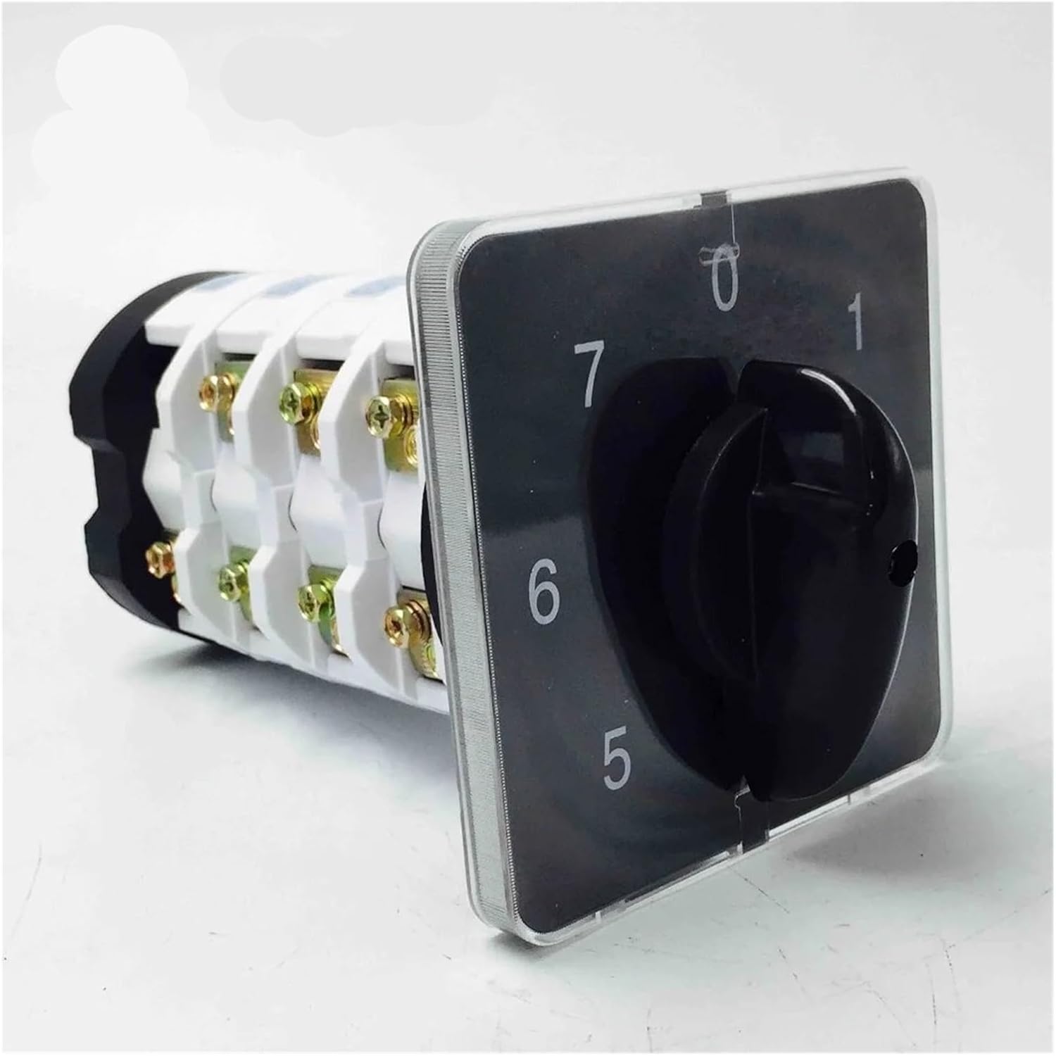 7 Position Rotary Changeover Switch Four Poles 75A Universal Cam Manual Transfer Selector YMZ12-75/4