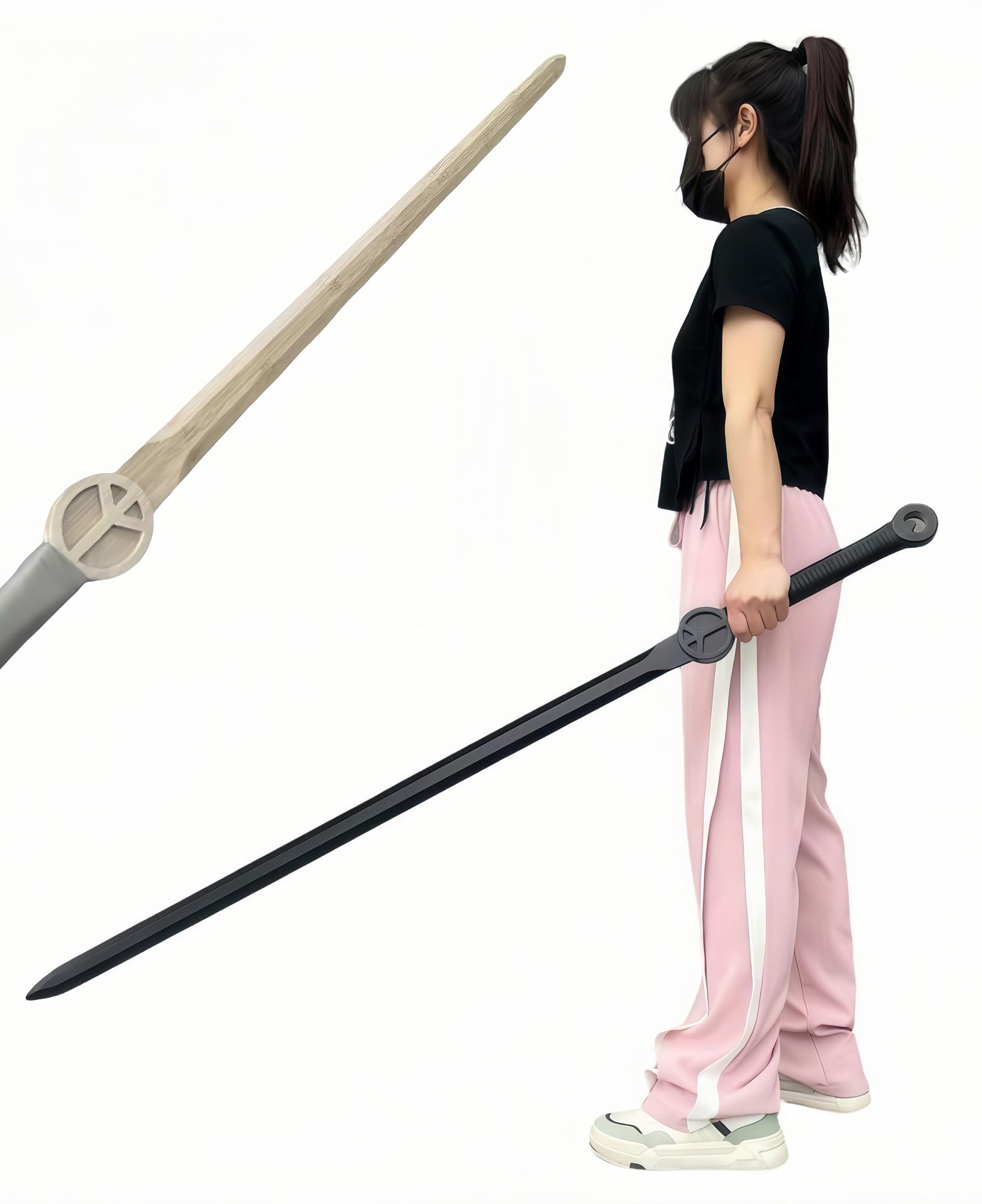 Amazon | 竹製 太極剣 竹刀 木刀 居合刀 日本刀 美術刀剣 模造刀 竹製