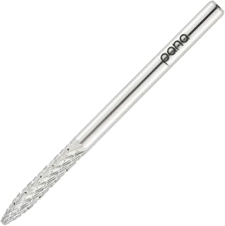 Pana 3/32" Under Nail Cleaner Safety Nail Carbide Bit - For Electric Dremel Drill Machine (Fine, Silver)