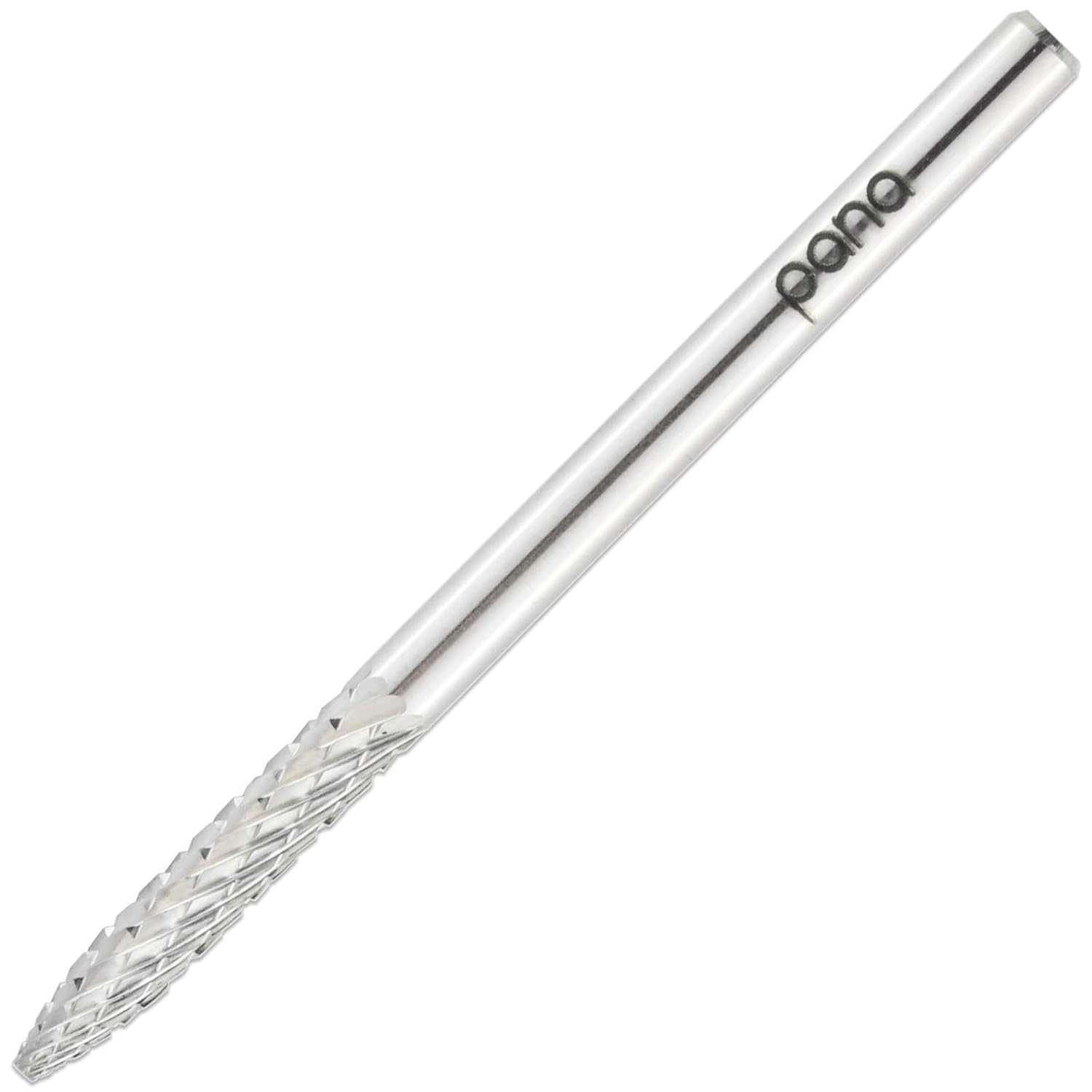 Pana 3/32" Under Nail Cleaner Safety Nail Carbide Bit - For Electric Dremel Drill Machine (Fine, Silver)