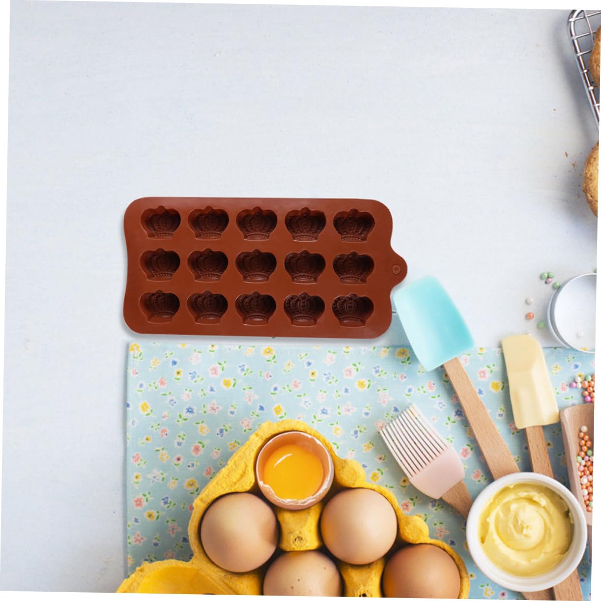 Lot De 3 Petits Moules À Chocolat En Silicone Pour Bonbons Outils De Cuisson 3 Pièces X 3