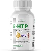 Vista 1 de 5-HTP 200 mg Plus Calcio y Magnesio, Equilibrio del Estado de Ánimo y Relajación Mejorada, Salud Cerebral y del Sueño, Apoyo Natural