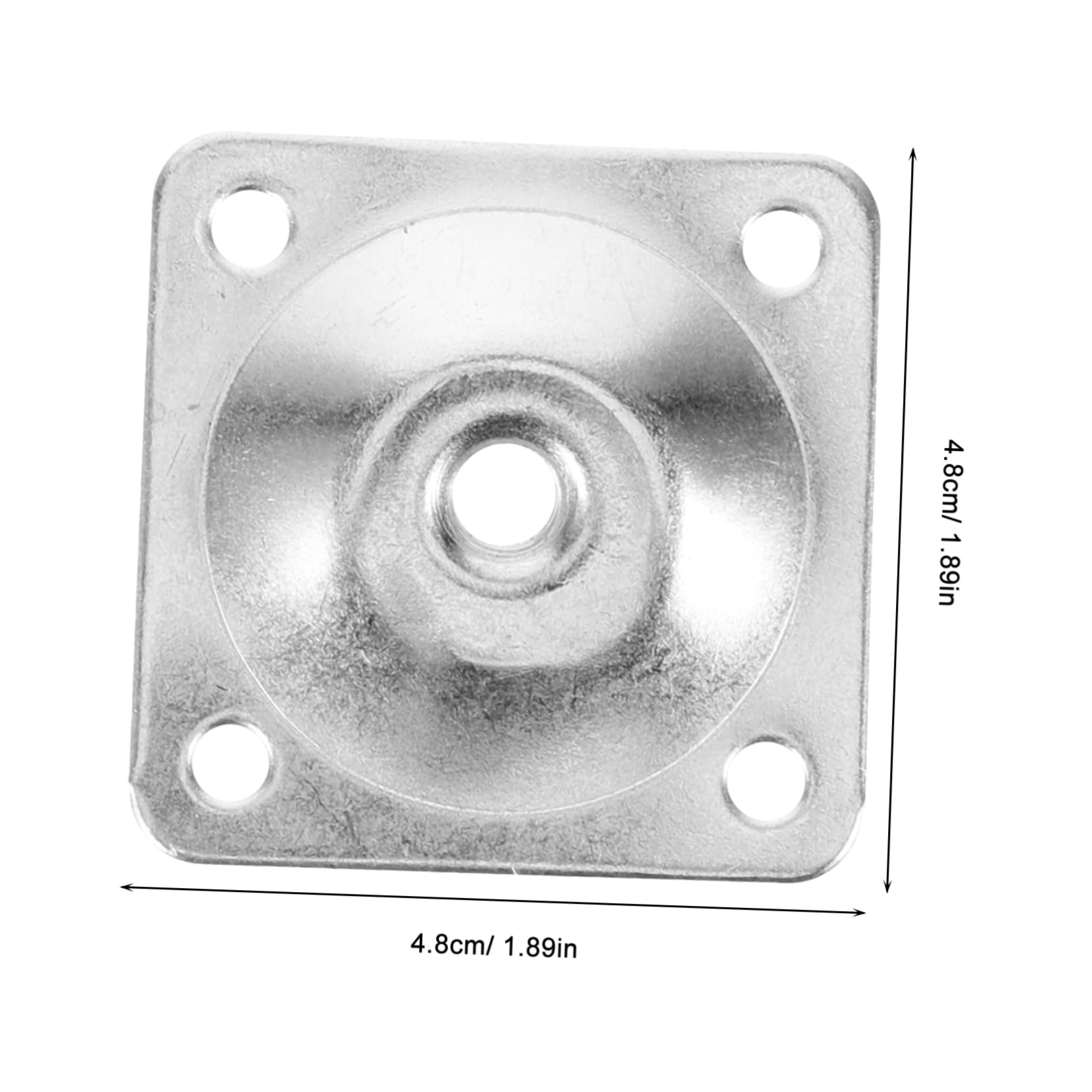 TOBBOMEY 4Pcs Leg Attachment Plates for Furniture Repair Easy Installation Mounting Brackets for Tables Chairs Sofas and Tables Durable Non Deforming Design