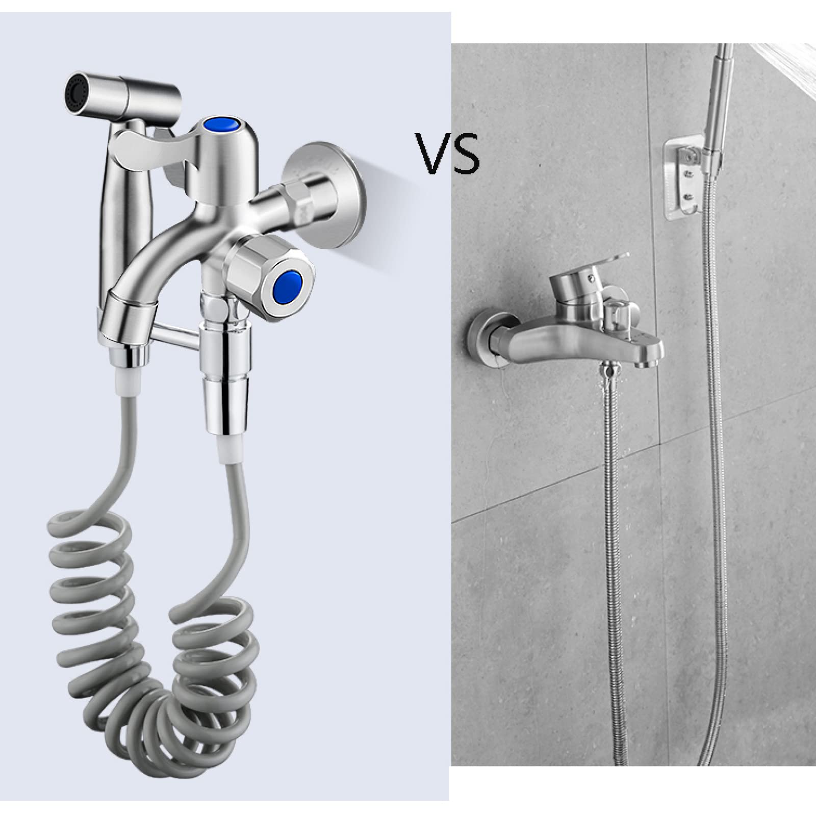 manguera ducha bidet manguera de inodoro manguera de baño manguera ducha larga tubo ducha flexible para baño balcón,Gris C