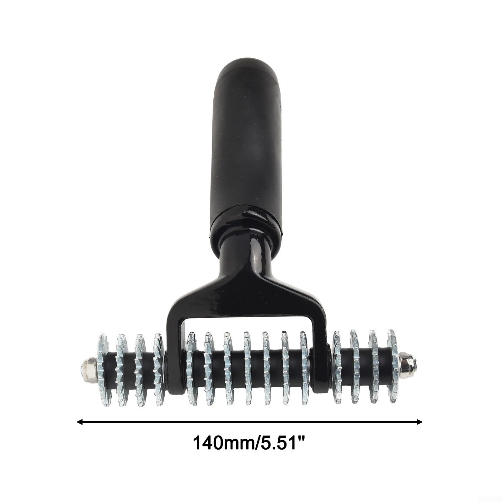 BlissfulAbode Teppich-Nahtroller 12,7 cm breiter Kopf Radrollen für Teppichinstallation Reparaturwerkzeug Druckguss-Griff leichtes robustes Design Effektive Klebrigkeit Mittel Transfer Naht