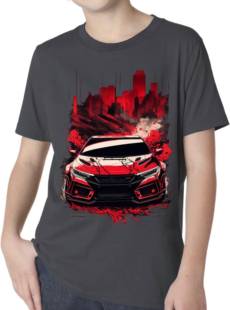 Sports Car Kids' Classic Fit T-Shirt - Auto Racing T-Shirt - Red Car Classic Fit Tee