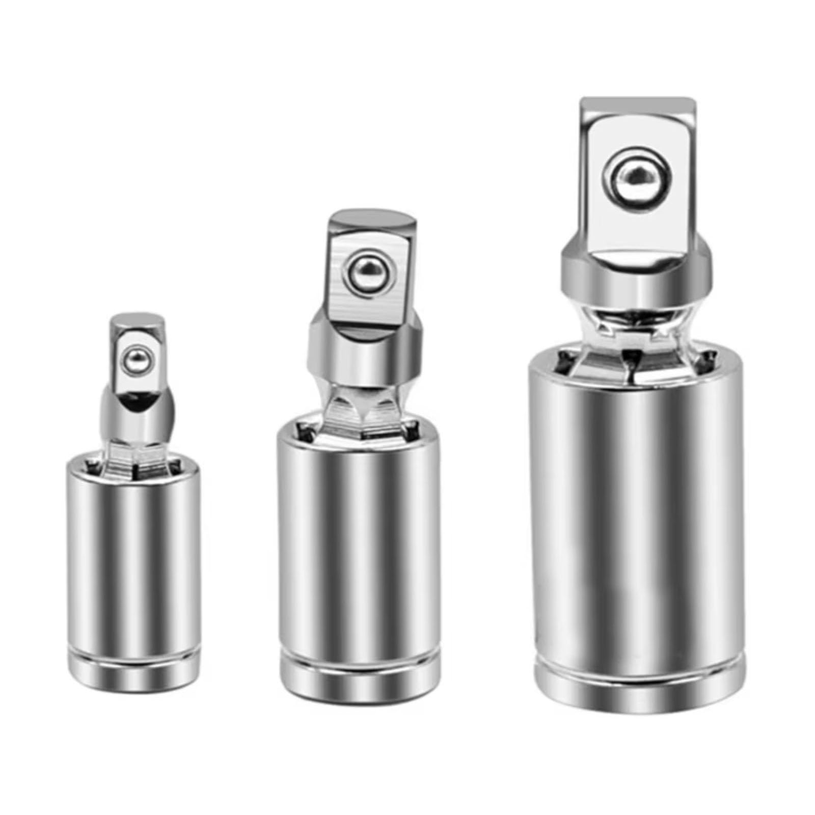 Adaptador Enchufe Giratorio Convertidor Unidad Junta En U Cuadrada Herramienta Repuesto Reparación Extracción Cabezal 1/4 3/8 1/2 Bujía Giratoria Flexible