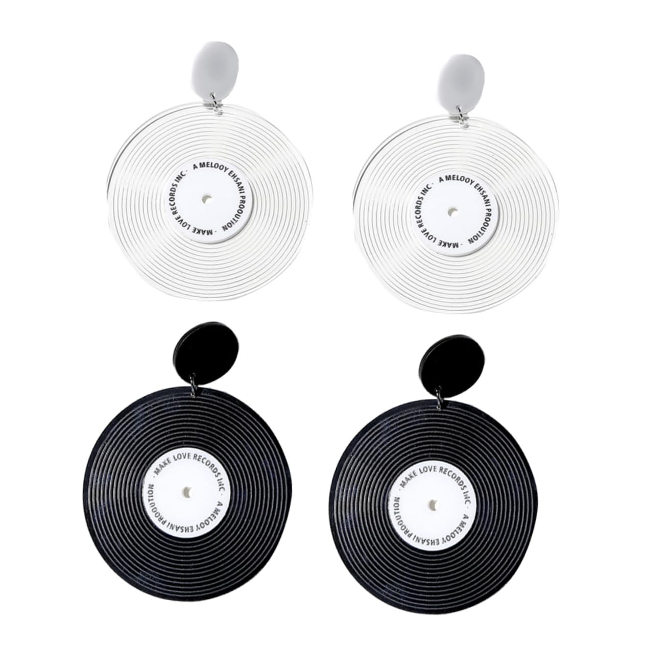 Boucles d'oreilles Musique et Disque DJ : le cadeau idéal pour femme passionnée