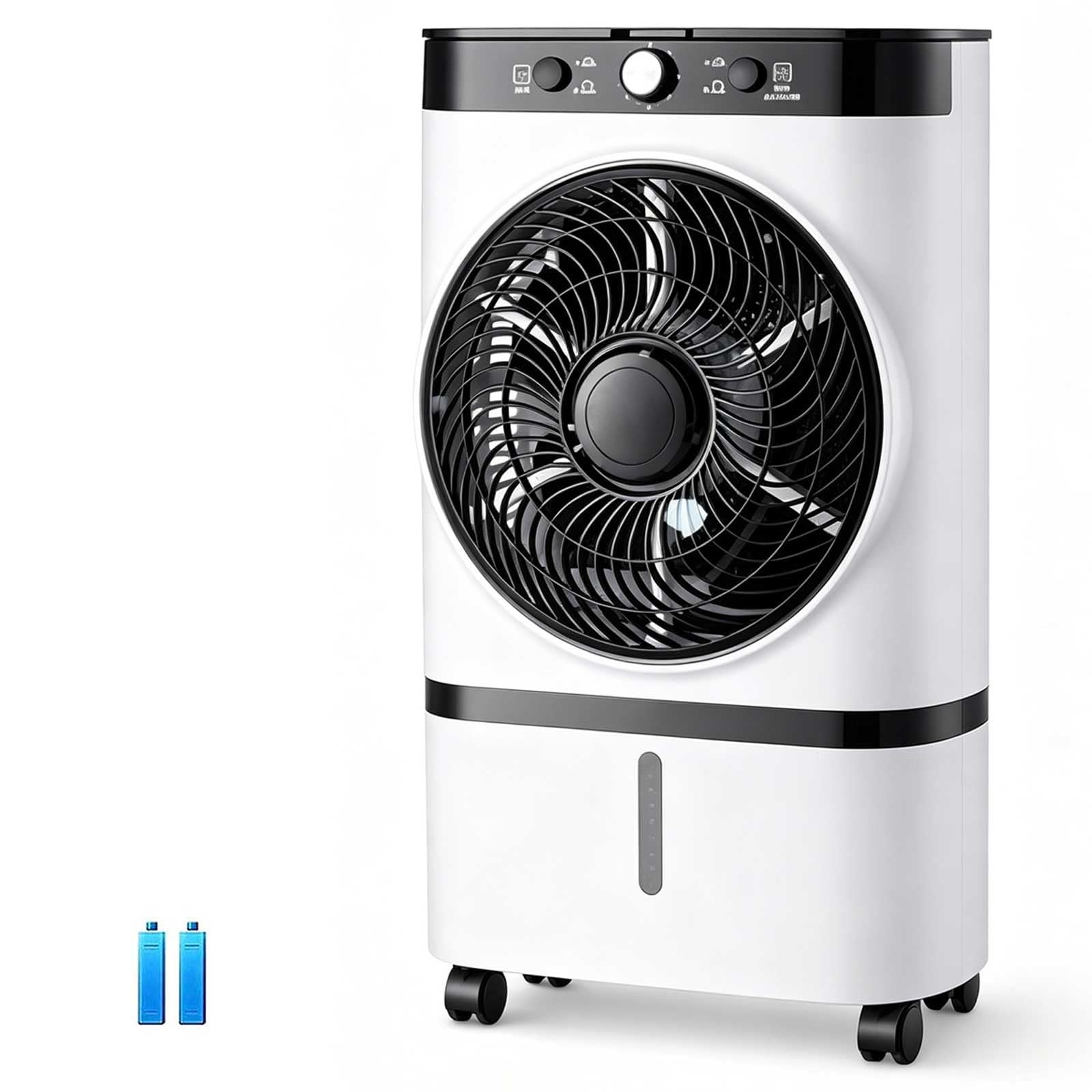 65W Mechanical Button Evaporative Air Cooler, Portable Air Conditioner