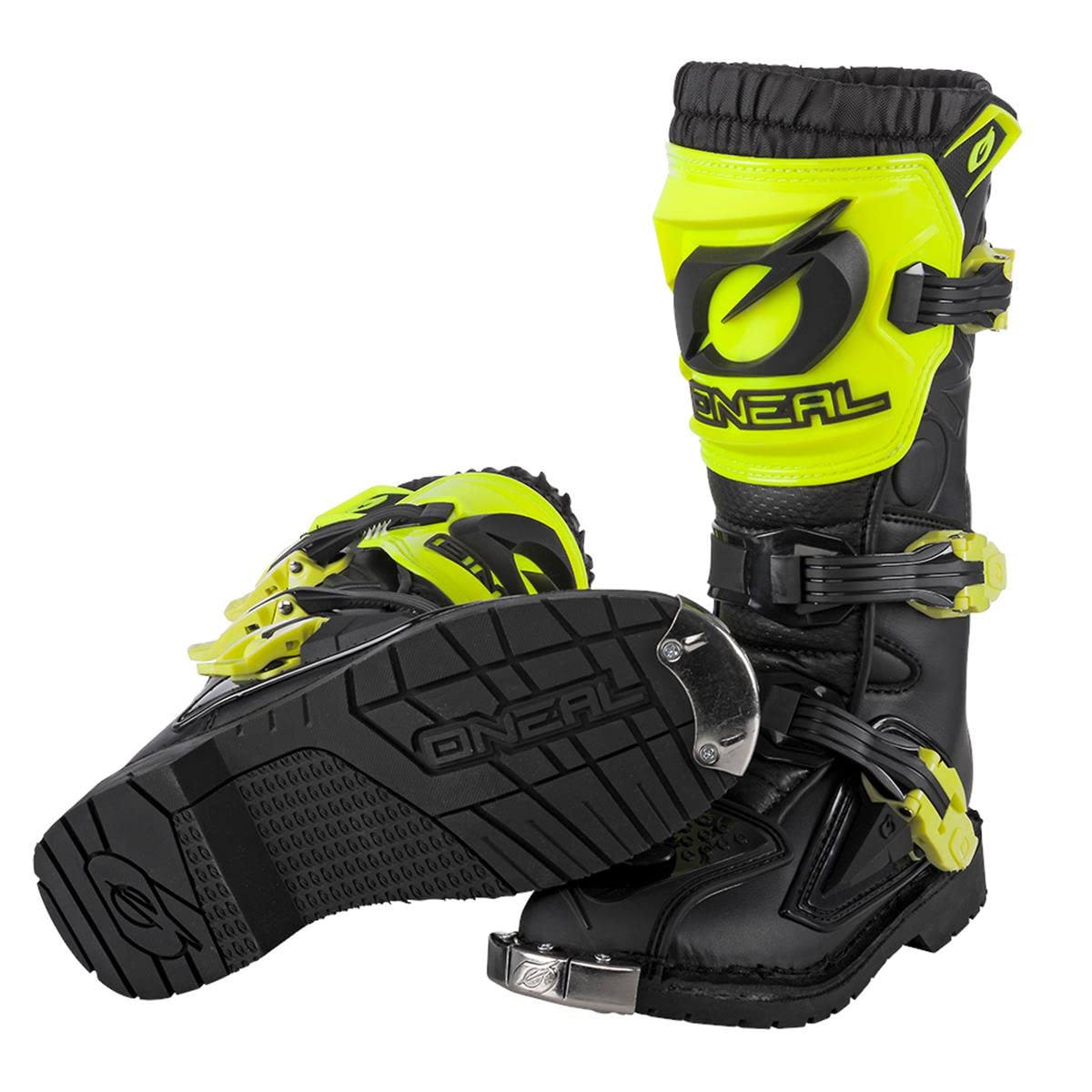 O'NEAL | Stivali Motocross | Enduro Motorcycle | Comfort grazie alla fodera interna Air-Mesh, quattro fibbie, materiale sintetico di alta qualità | Stivali Rider Pro | Adulto