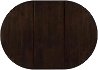 Vista 5 de Mesa de comedor ovalada con extensión de hojas