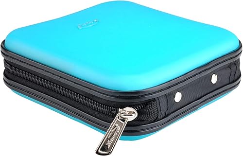 Miniatura 60 de Billetera para CD y DVD, capacidad de 32 unidades, soporte para funda de DVD y CD para automóvil, disco de almacenamiento portátil de DVD/VCD, funda