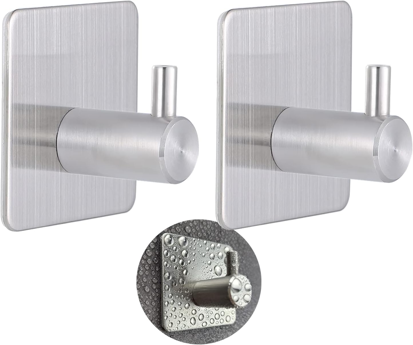 Adhesive Hooks Towel Hooks Wall Hooks Heavy Duty Stainless Steel Hooks ...