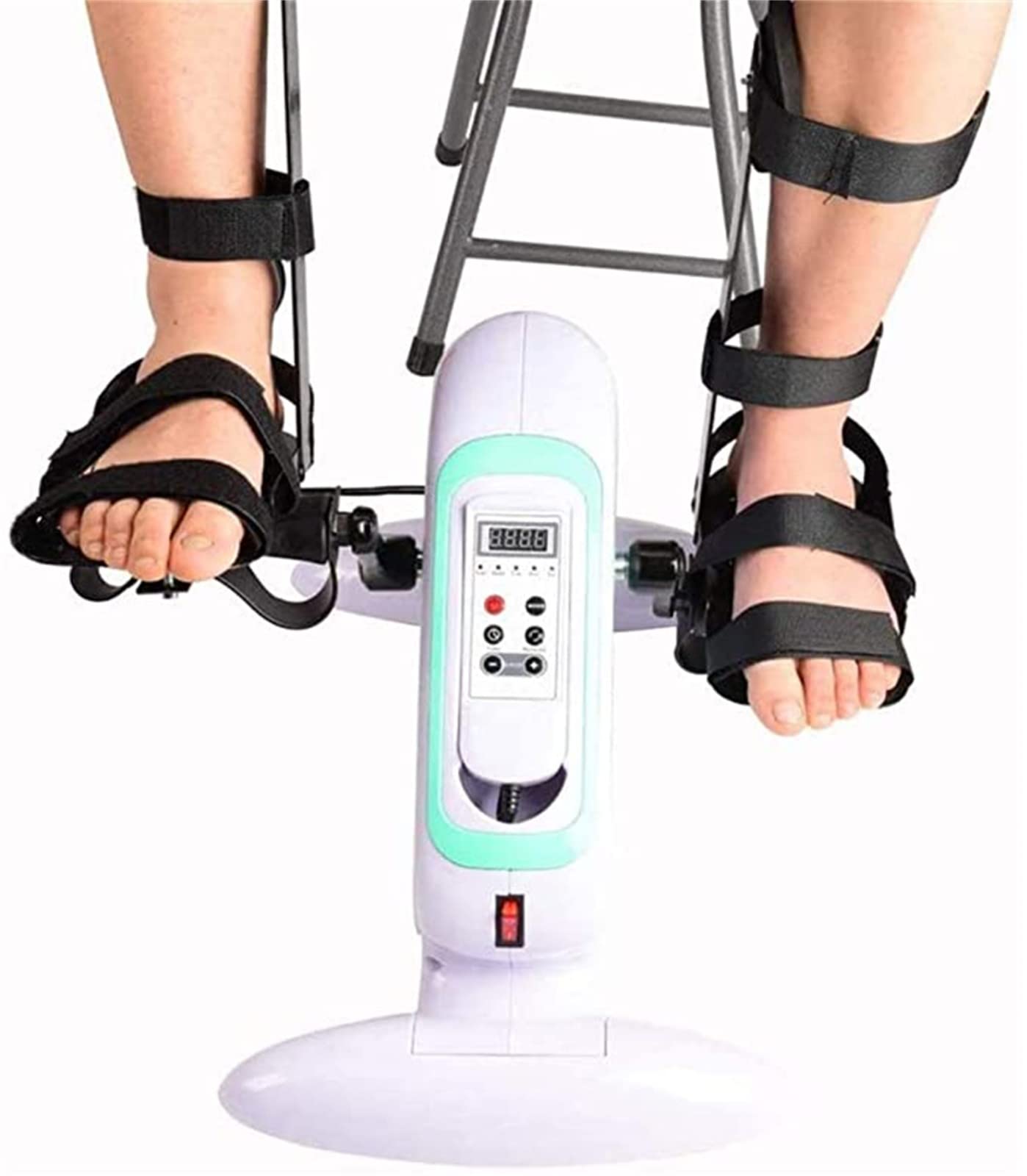 Staffa per macchina elettrica di riabilitazione, allenatore motorizzato a pedale per bici da riabilitazione mini stepper elettrico per allenatore motorizzato a pedale per bici da riabilitazione (Colo