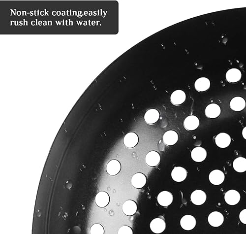 Miniatura 4 de Wok redondo para parrilla con asa para cesta de verduras de huevo verde, accesorio de barbacoa, herramientas de barbacoa para MLXL Accesorios de