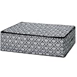 Damask Bedroom or Closet Storage Bin Organizer - Underbed Storage Bin