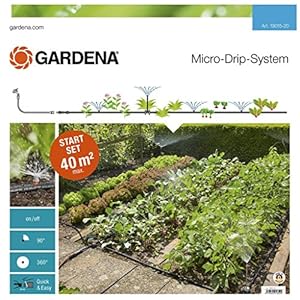 GARDENA startset voor groenstukken: Micro-Drip-tuinbewateringssysteem voor het individueel en flexibel bewateren van…