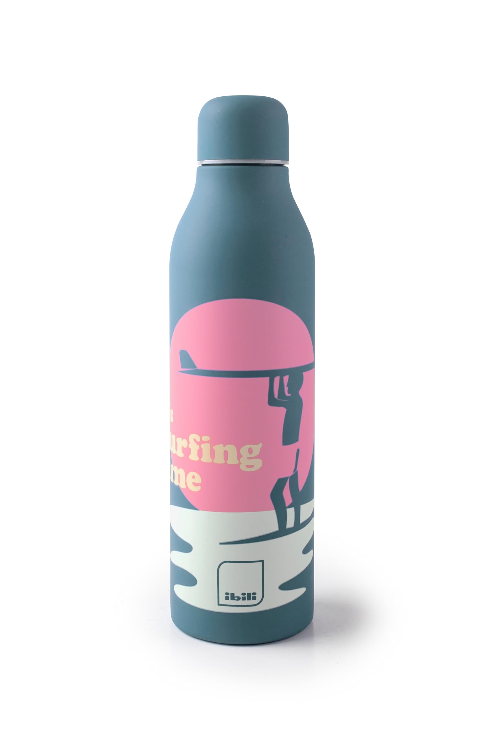 IBILI Surf Sunset 500 ml Double Walled Thermos Bottle, 18/10 Stainless Steel, Double Walled, Reusable