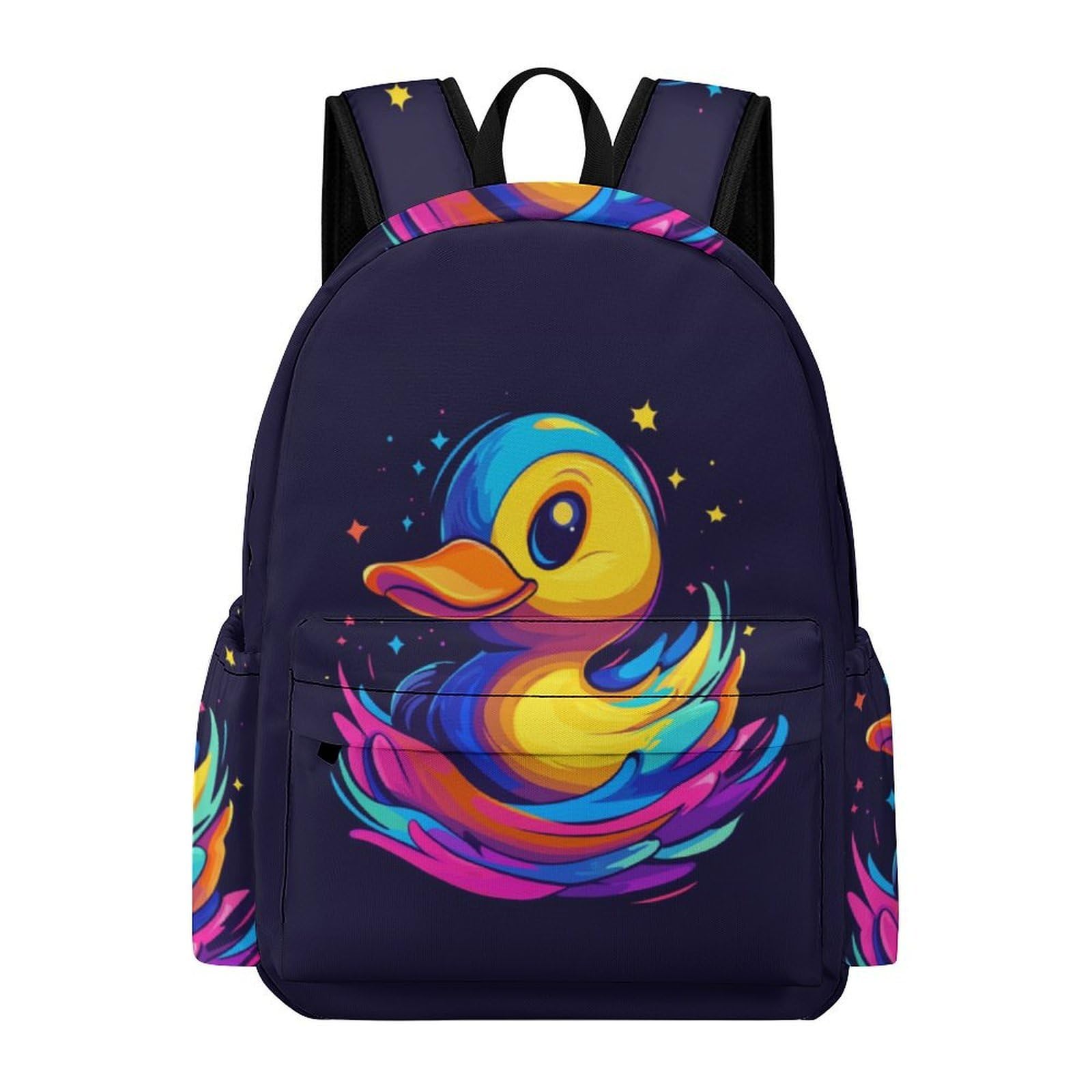 TPISLI Boys Kawaii Duck Daypack Girls Cute Animal Daypack Secondary School Years 7-10 16.5 Inch Backpack, Lightweight Stylish for Daily Travel Back to School Gift — image 1