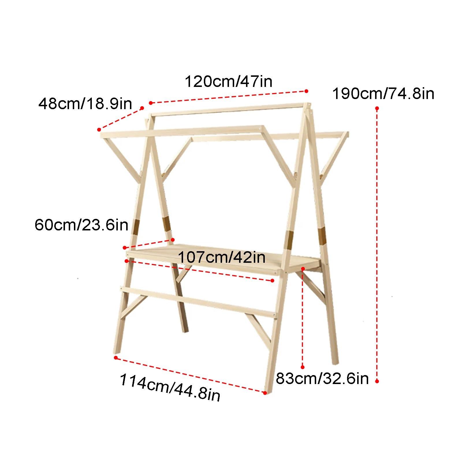 Carretto Portatile per Venditori con Tettuccio, Banco Espositivo per Mercati Agricoli, Stand Espositivo per Festival e Commercio Ambulante(Yellow,120x60x200cm)