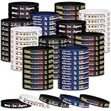 Quelay 60 Pcs Hispanic Heritage Month Silicone Bracelets Bulk Hispanic Heritage Month Party Supplies Rubber...