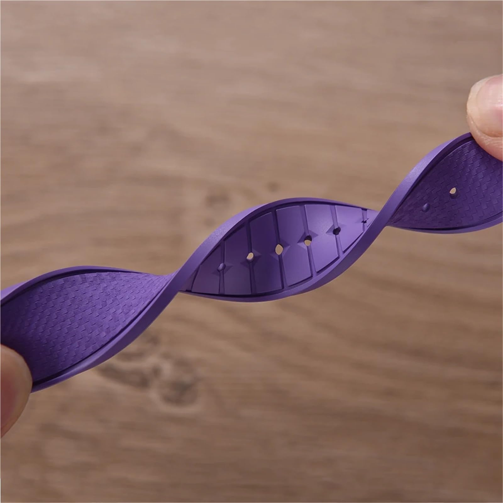 Generico Cinturino per orologio sportivo da immersione 20 mm 22 mm: gomma a sgancio rapido, impermeabile e flessibile